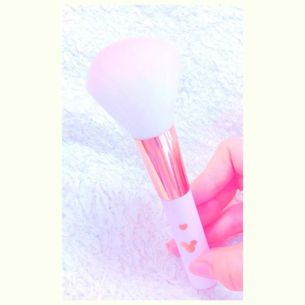 ごくふわっ ミッキーブラシ/DAISO/メイクブラシを使ったクチコミ(2枚目)