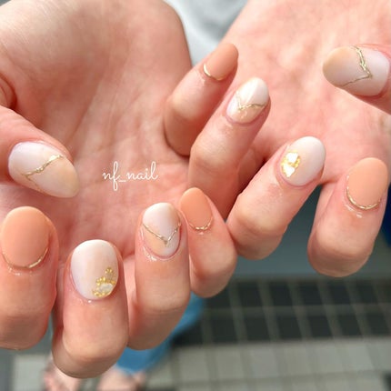 #ネイル,#ジェルネイル,#ニュアンスネイル,#キラキラネイル,#夏ネイル,#マットネイル,#涼しげネイルのネイルデザイン