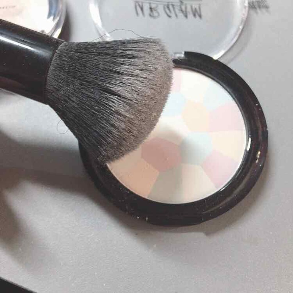 UR GLAM MARBLE FACE POWDER/U R GLAM/プレストパウダーを使ったクチコミ(2枚目)