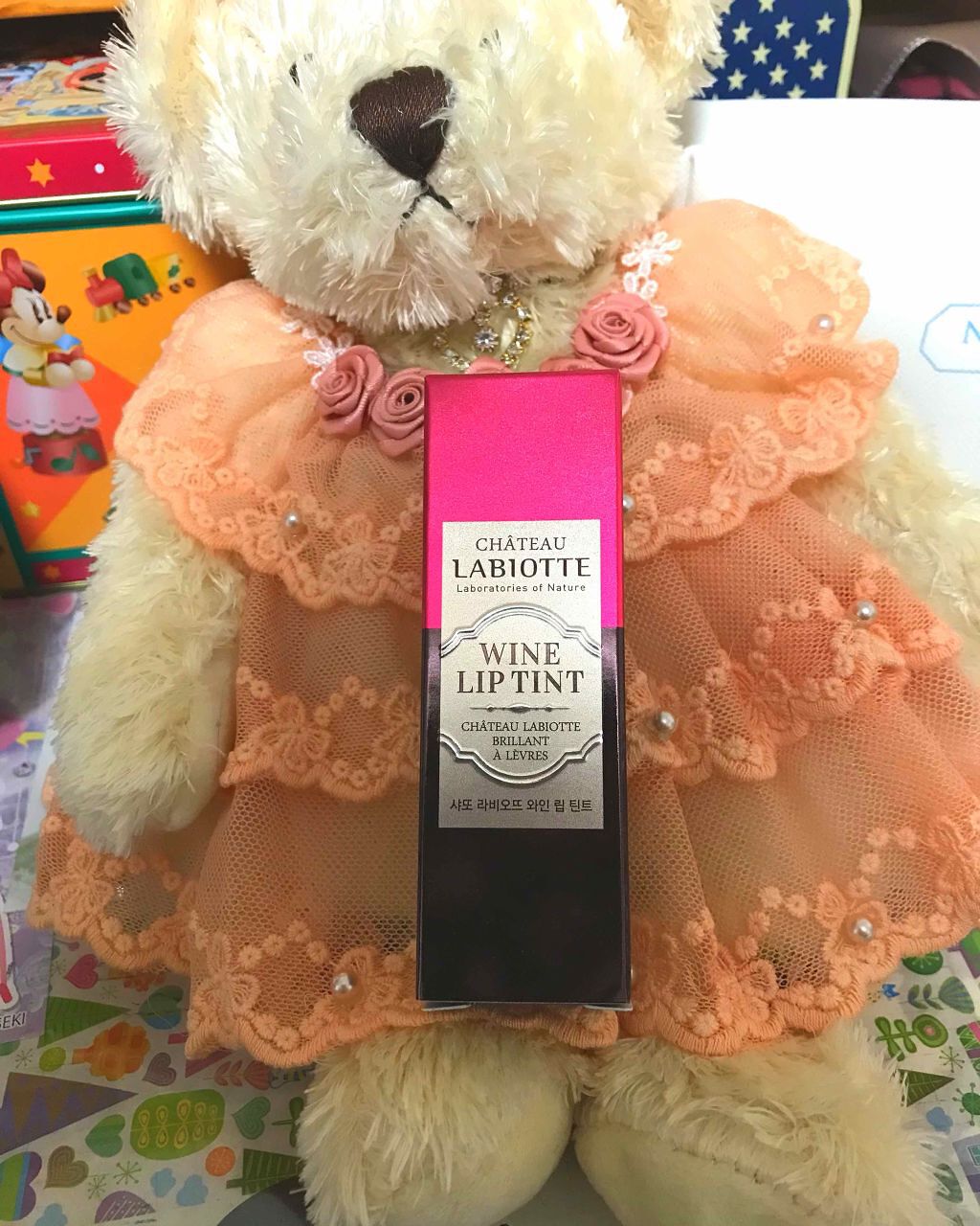 ワインリップティント/LABIOTTE/リップティントを使ったクチコミ（2枚目）