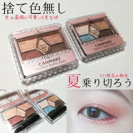 【旧品】パーフェクトスタイリストアイズ/キャンメイク/アイシャドウパレットを使ったクチコミ(1枚目)