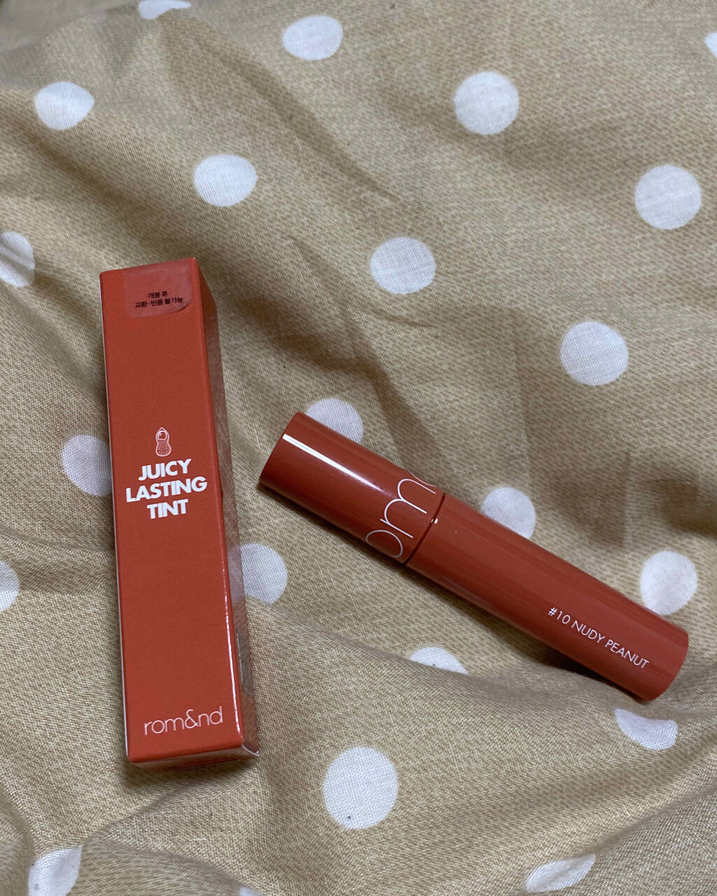 ジューシーラスティングティント/rom&nd/リップティントを使ったクチコミ（1枚目）