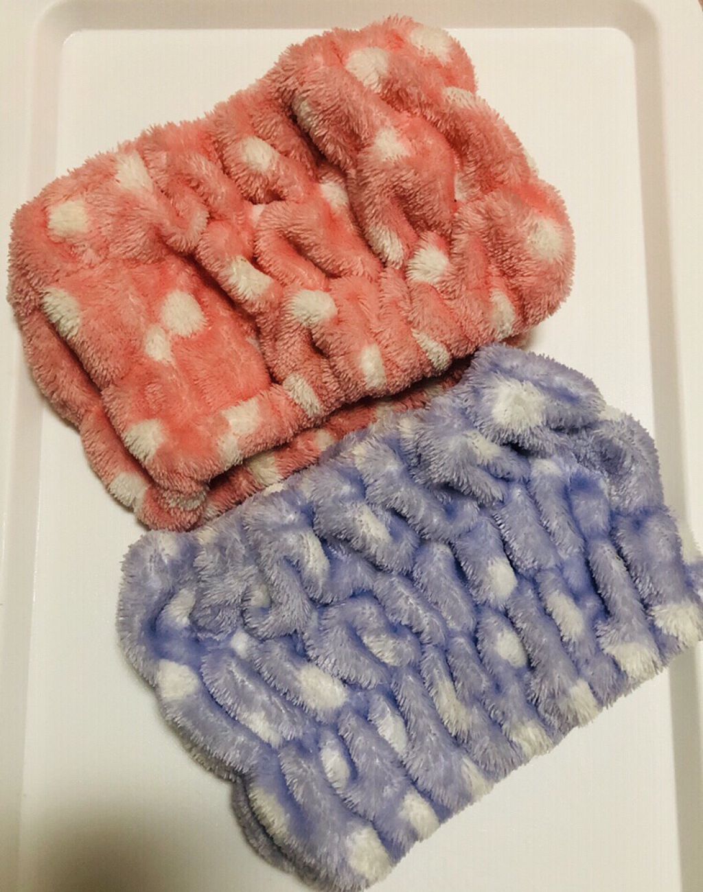 ふわふわヘアターバン/DAISO/ヘアアクセサリーを使ったクチコミ（1枚目）