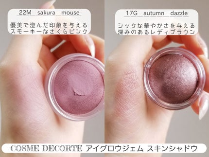 アイグロウジェム スキンシャドウ/DECORTÉ/ジェル・クリームアイシャドウを使ったクチコミ(2枚目)