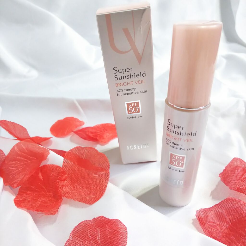 スーパーサンシールド ブライトヴェール＜R＞/ACSEINE/日焼け止め・UVケアを使ったクチコミ（1枚目）