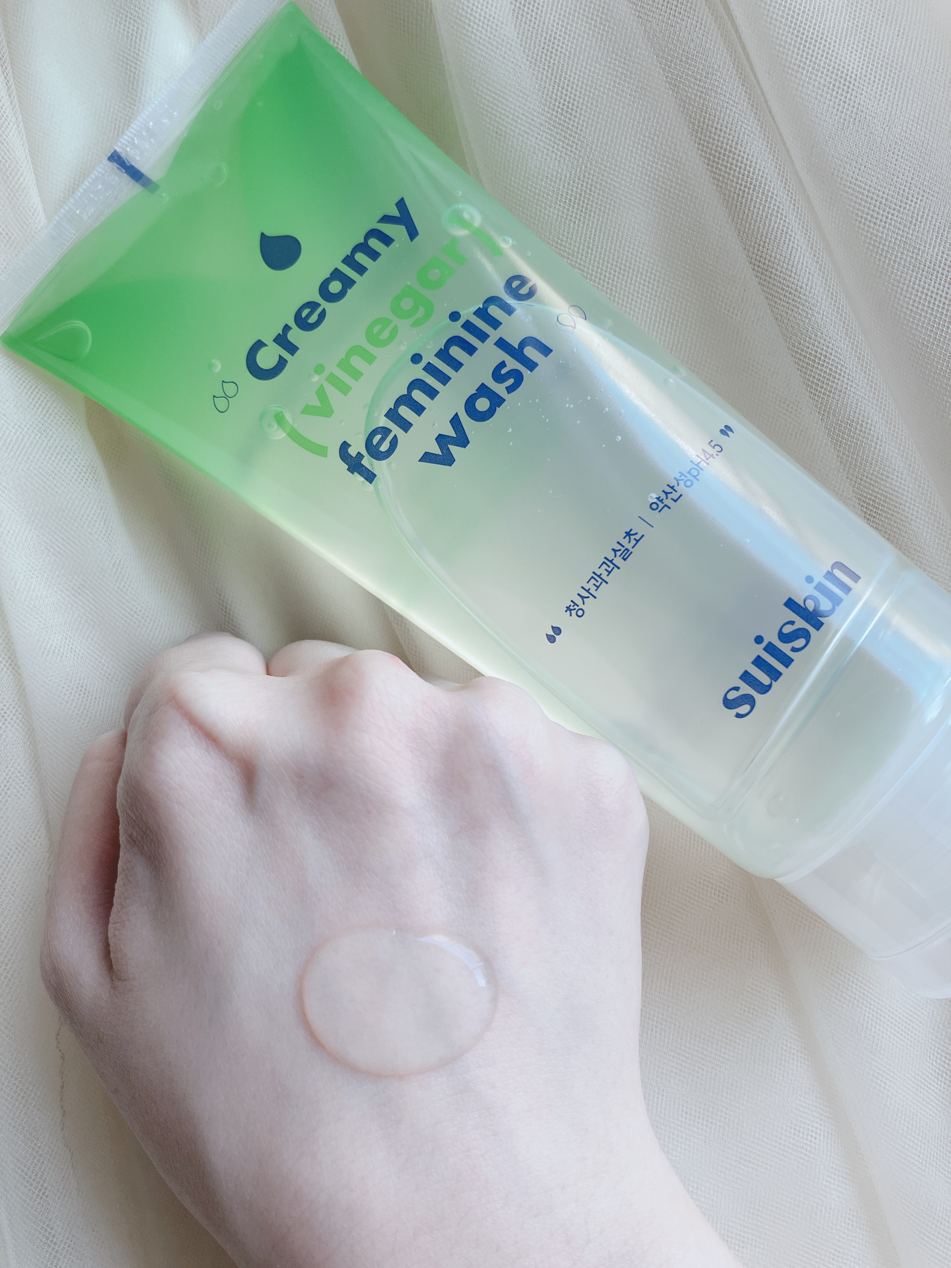 クリーミービネガーフェミニンウォッシュ/suiskin/ボディソープを使ったクチコミ（2枚目）