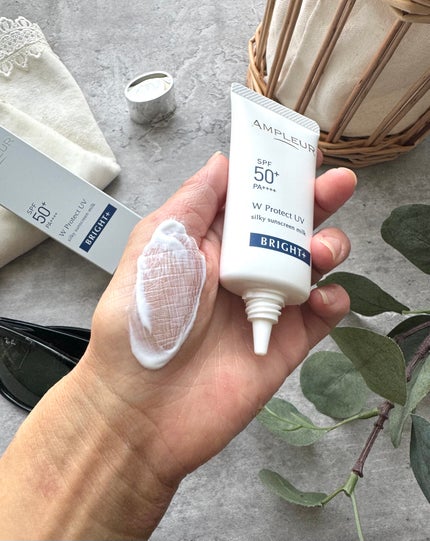 アンプルール WプロテクトUV ブライト+/アンプルール/日焼け止めミルクを使ったクチコミ(4枚目)