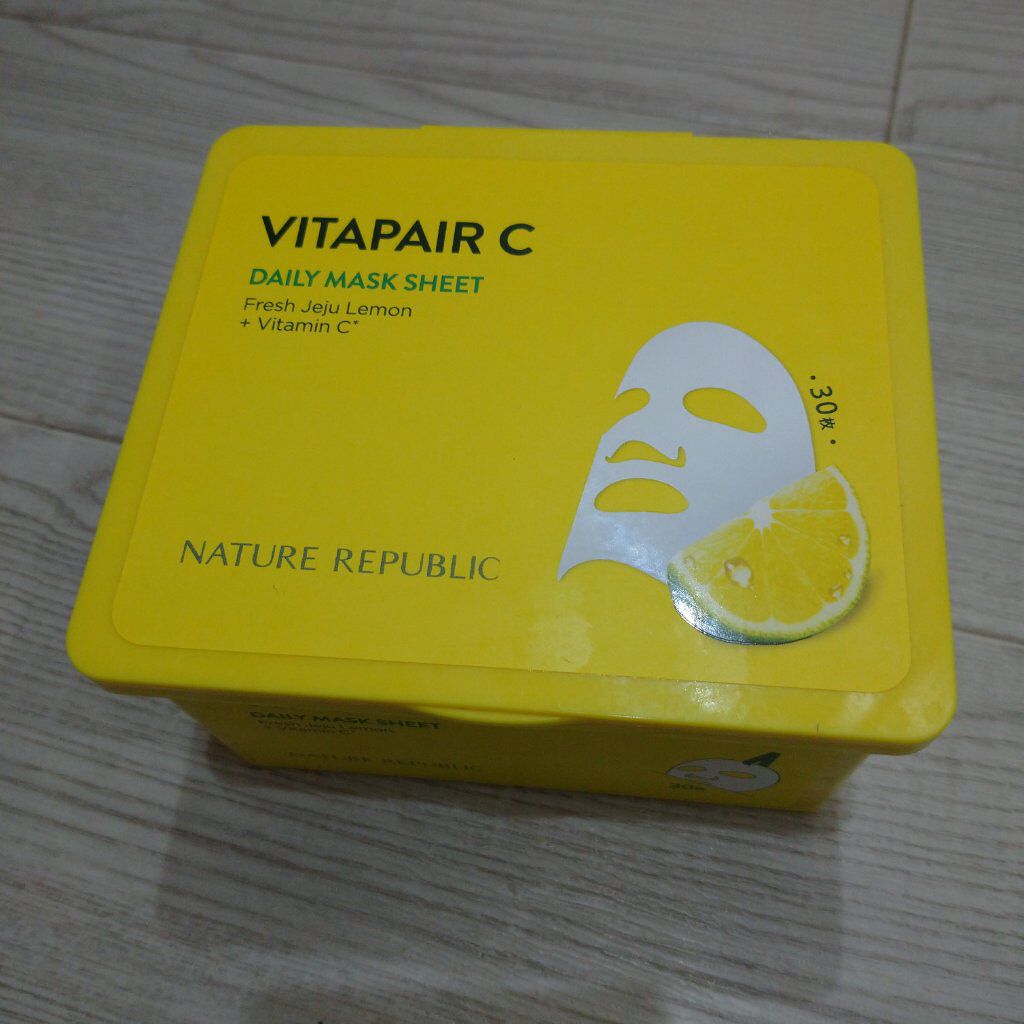 ビタペアCデイリーシートマスク/ネイチャーリパブリック/シートマスク・パックを使ったクチコミ（1枚目）