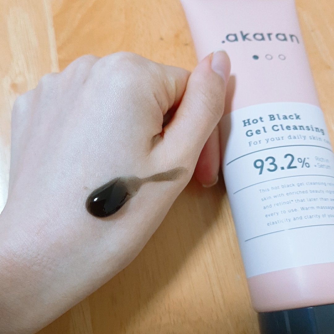 ホットブラックジェルクレンジング/.akaran/クレンジングジェルを使ったクチコミ(2枚目)