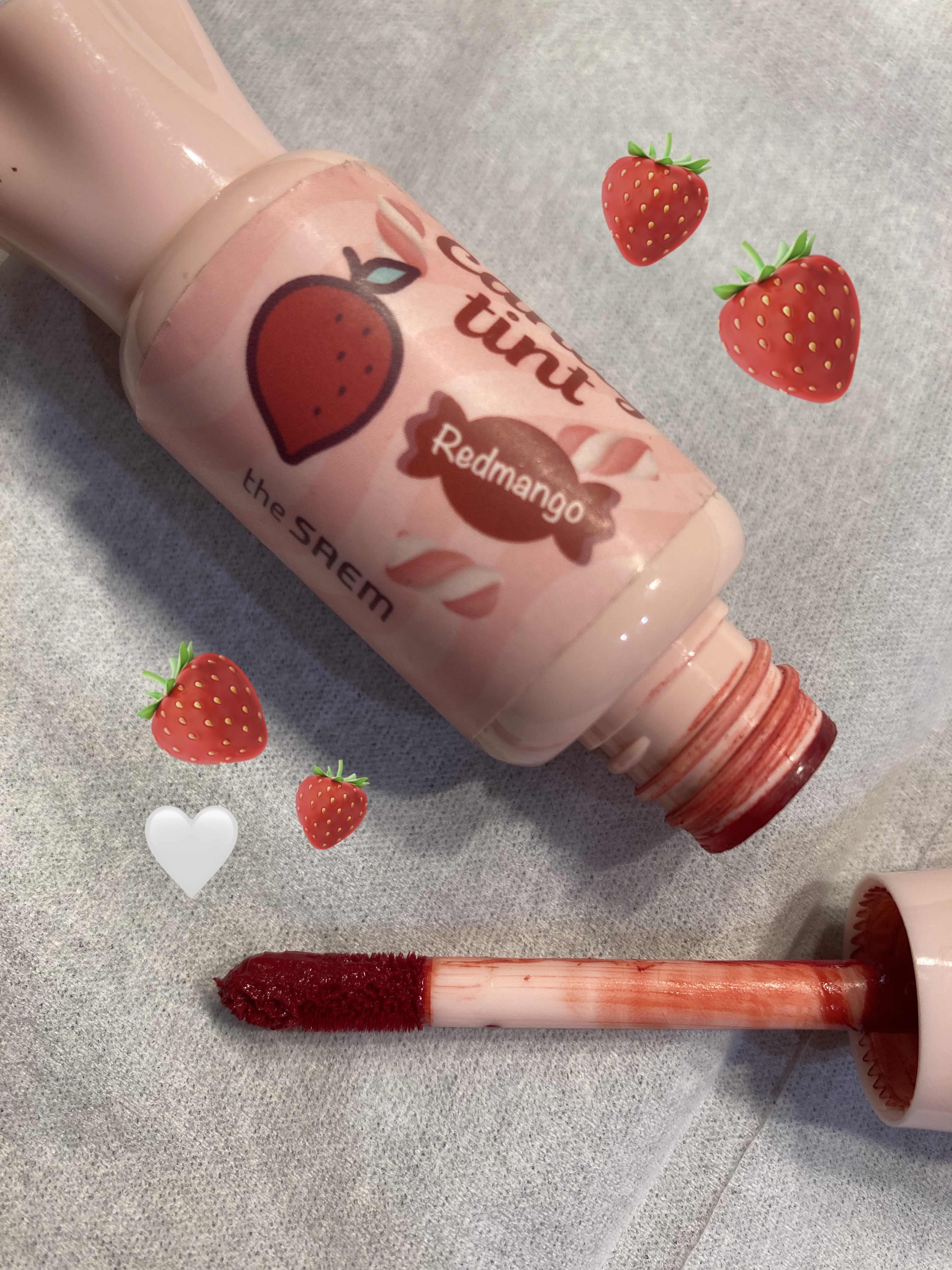 ムース キャンディー ティント/the SAEM/リップティントを使ったクチコミ（1枚目）