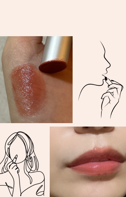 グラスティングメルティングバーム/rom&nd/リップバームを使ったクチコミ（3枚目）