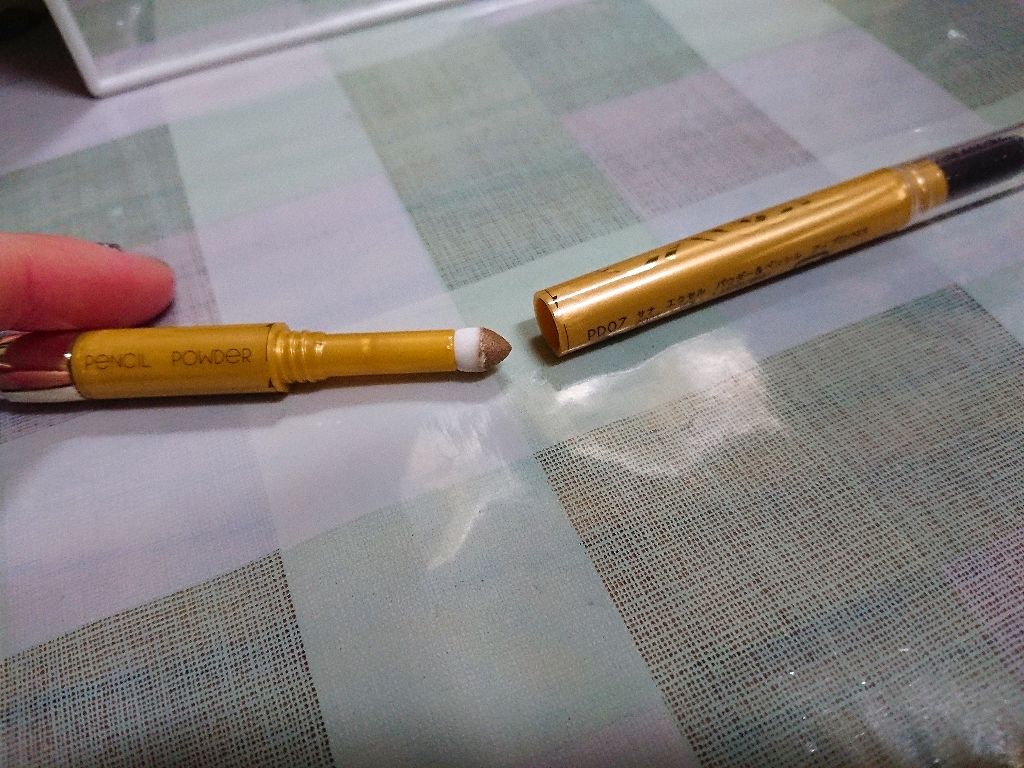 パウダー＆ペンシル　アイブロウＥＸ PD07 モカブラウン/excel/アイブロウペンシルを使ったクチコミ（3枚目）