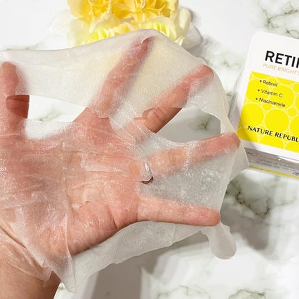 キューブマスク レチノール/ネイチャーリパブリック/シートマスク・パックを使ったクチコミ(3枚目)