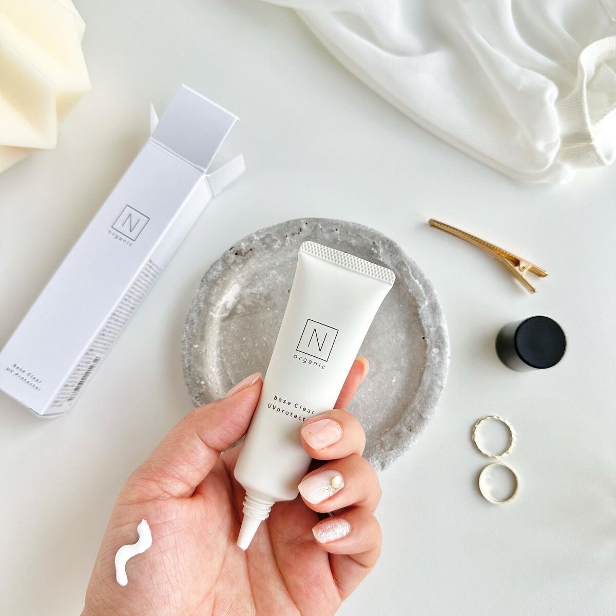 ベース クリアUVプロテクター/Ｎ organic/日焼け止めクリームを使ったクチコミ（2枚目）