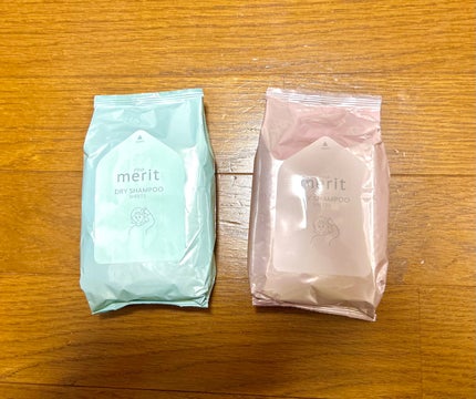 メリット ドライシャンプーシート すっきり爽快タイプ/メリット/ドライシャンプーを使ったクチコミ(2枚目)