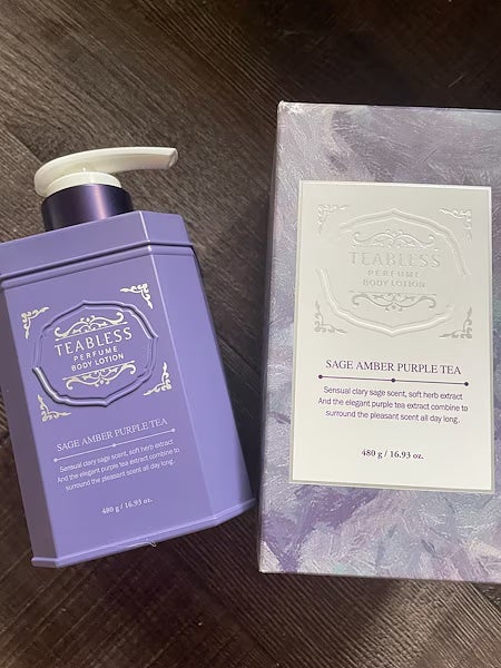 パフュームボディローション セイジアンバーパープルティー/TEABLESS/ボディローションを使ったクチコミ(1枚目)