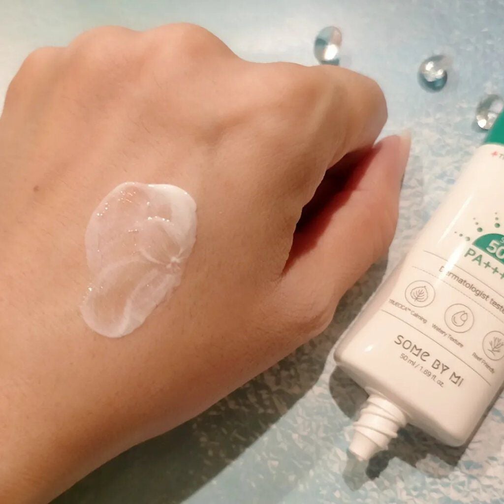 TRUECICA アクアカーミング日焼け止め/SOME BY MI/日焼け止めクリームを使ったクチコミ(3枚目)