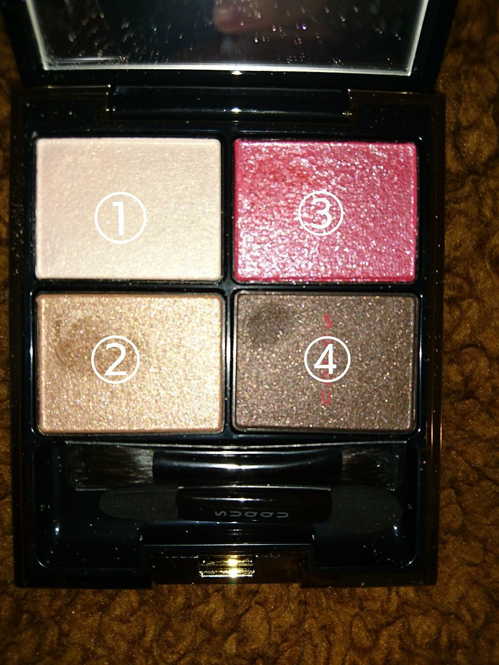 デザイニング カラー アイズ/SUQQU/アイシャドウパレットを使ったクチコミ（2枚目）