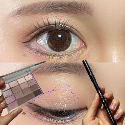 ウォータープルーフペンシルアイライナー/SISTER ANN/ペンシルアイライナーを使ったクチコミ(3枚目)