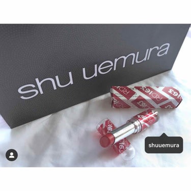 ルージュ アンリミテッド ラッカーシャイン/shu uemura/口紅を使ったクチコミ（1枚目）