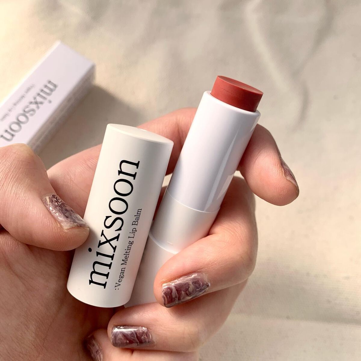 ヴィーガン メルティング リップバーム/mixsoon/リップバームを使ったクチコミ（2枚目）