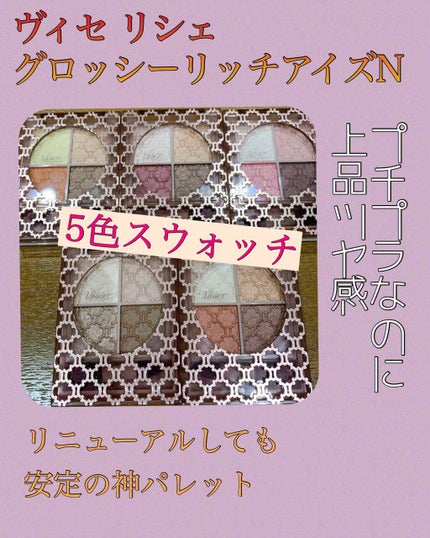 グロッシーリッチ アイズ N/Visée/アイシャドウパレットを使ったクチコミ(1枚目)