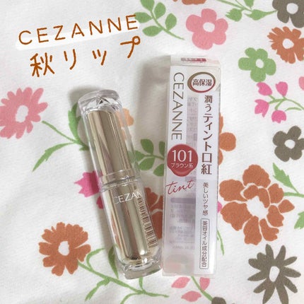 ラスティンググロスリップ/CEZANNE/口紅を使ったクチコミ(1枚目)