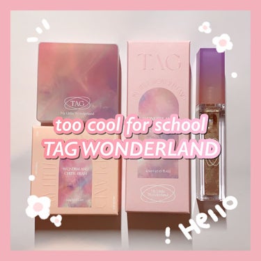 TAG Wonderland Eye Glitter/too cool for school/リキッドアイシャドウを使ったクチコミ（1枚目）