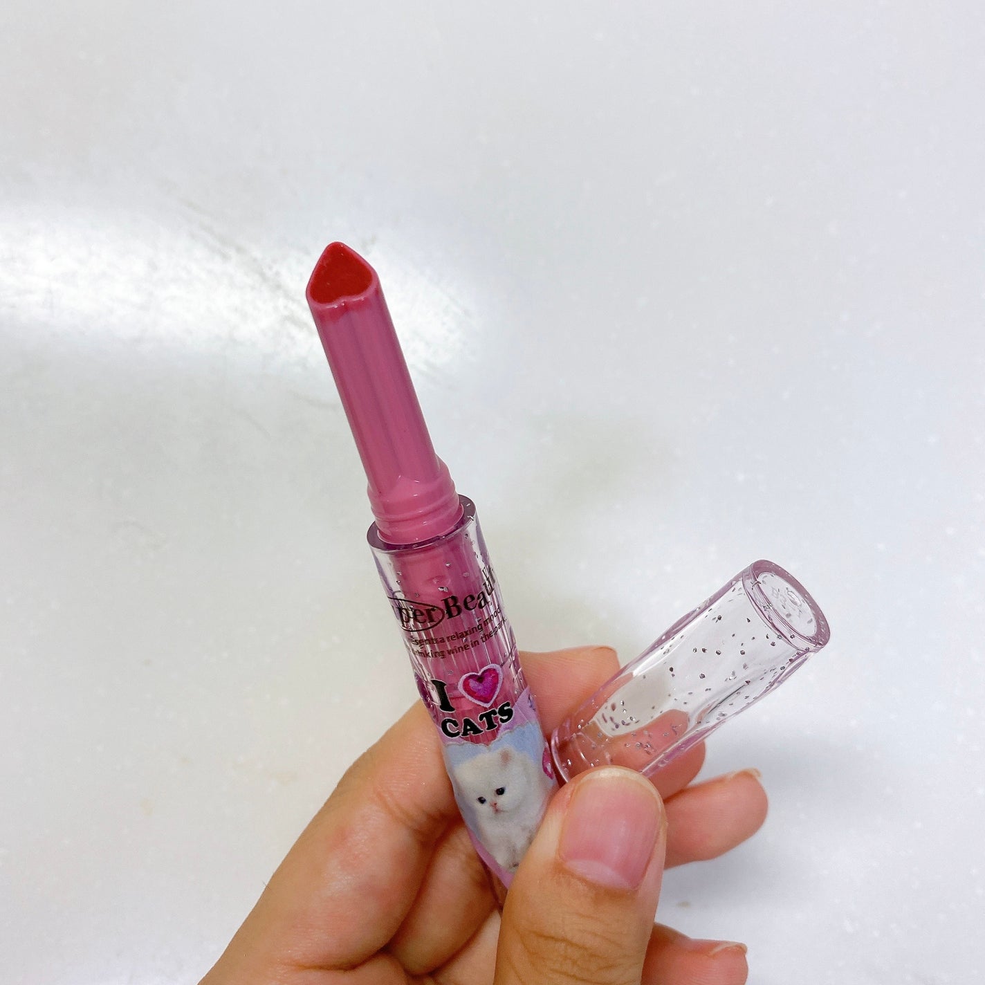 フロレット メルティーハート スティックグロス/FLORTTE/口紅を使ったクチコミ(2枚目)