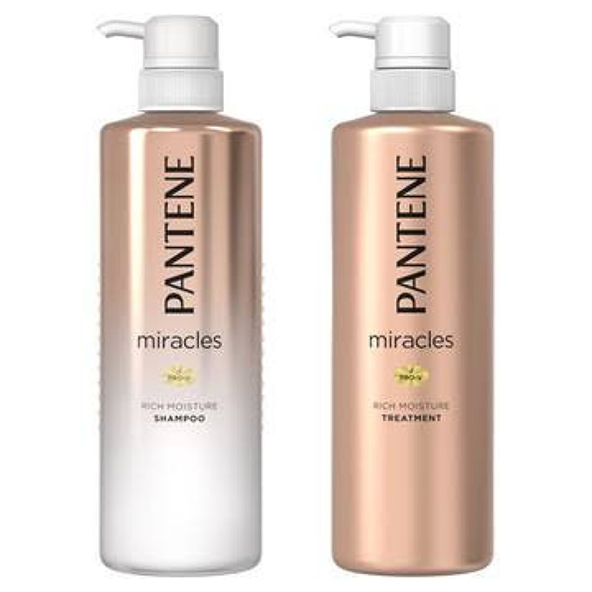 ミラクルズ リッチモイスチャー シャンプー／トリートメント/パンテーン/市販シャンプーを使ったクチコミ（2枚目）