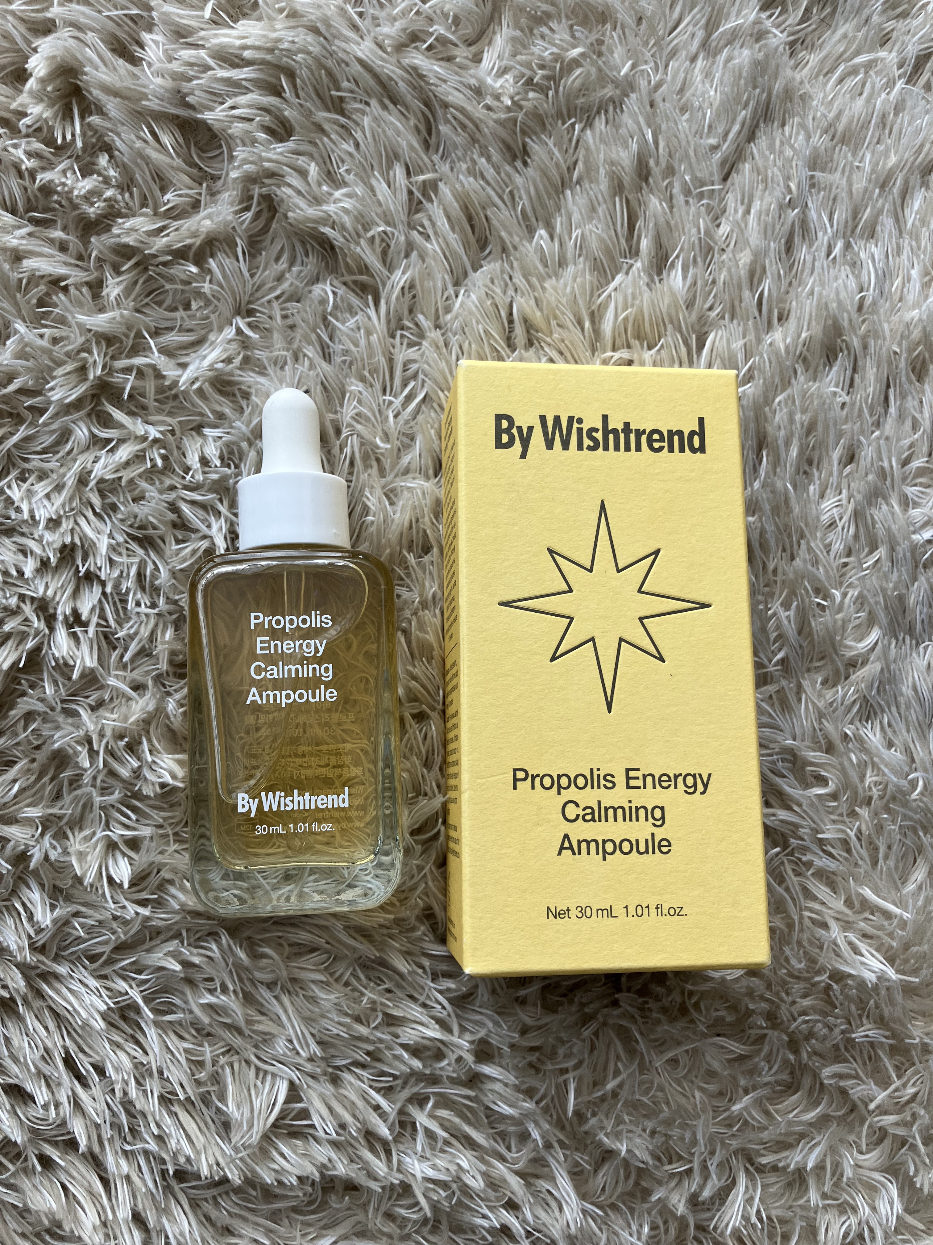 プロポリスエナジーカーミングアンプル/By Wishtrend/美容液を使ったクチコミ（2枚目）