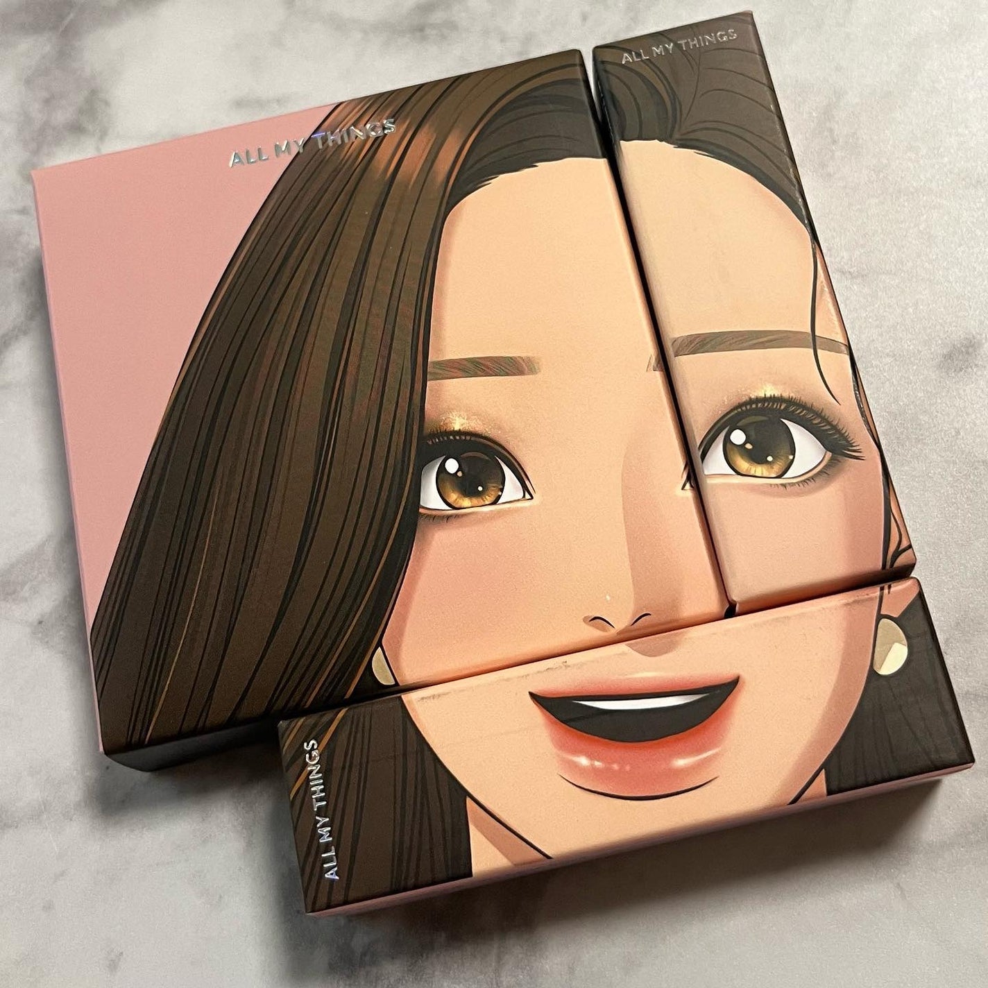 女神降臨 エディション グリッター リップティント アイシャドウセット/all my things/メイクアップキットを使ったクチコミ(10枚目)