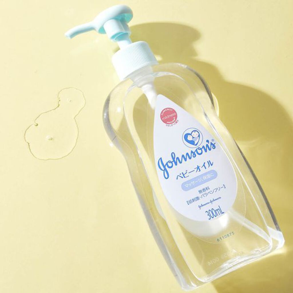 ジョンソン ベビーオイル 無香料/ジョンソンベビー/ボディオイルを使ったクチコミ（1枚目）