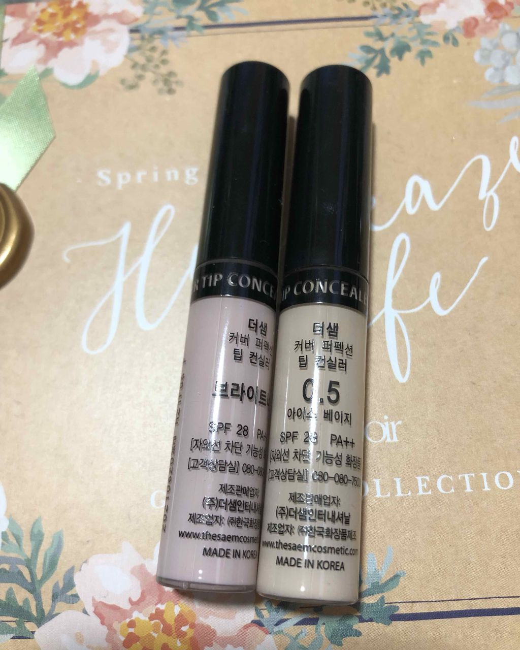 カバーパーフェクション チップコンシーラー/the SAEM/リキッドコンシーラーを使ったクチコミ(1枚目)