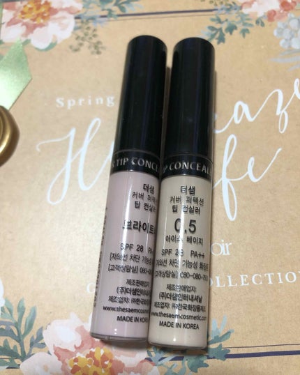 カバーパーフェクション チップコンシーラー/the SAEM/リキッドコンシーラーを使ったクチコミ(1枚目)