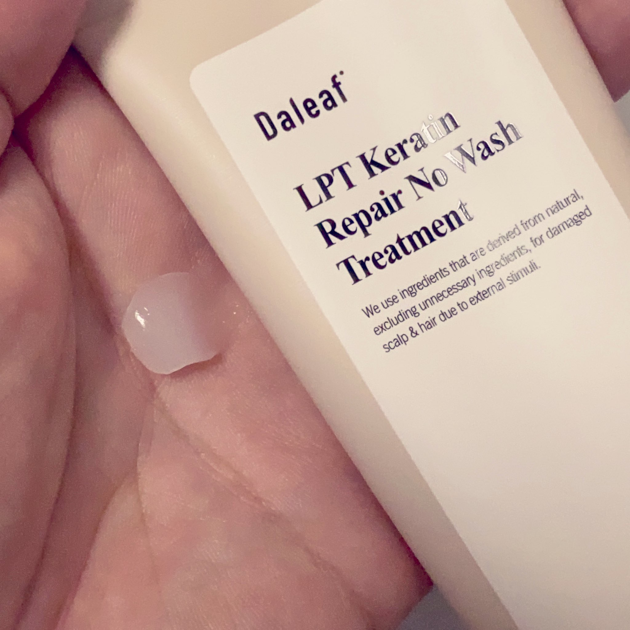 LPTケラチンリペアトリートメント/Daleaf/洗い流すヘアトリートメントを使ったクチコミ（3枚目）