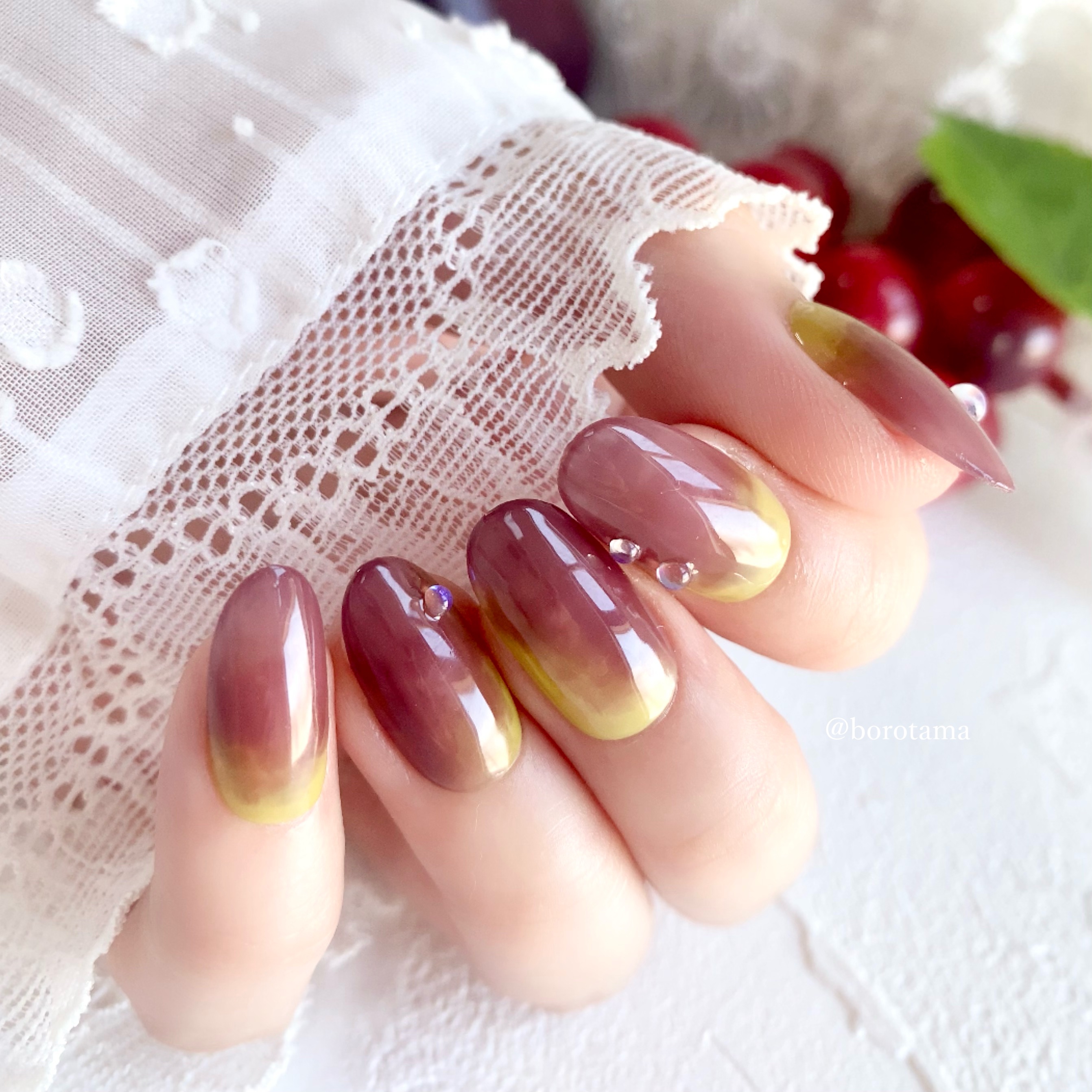 秋ネイルのネイルデザイン | カラフルネイルズ｜キャンメイク -ふどう