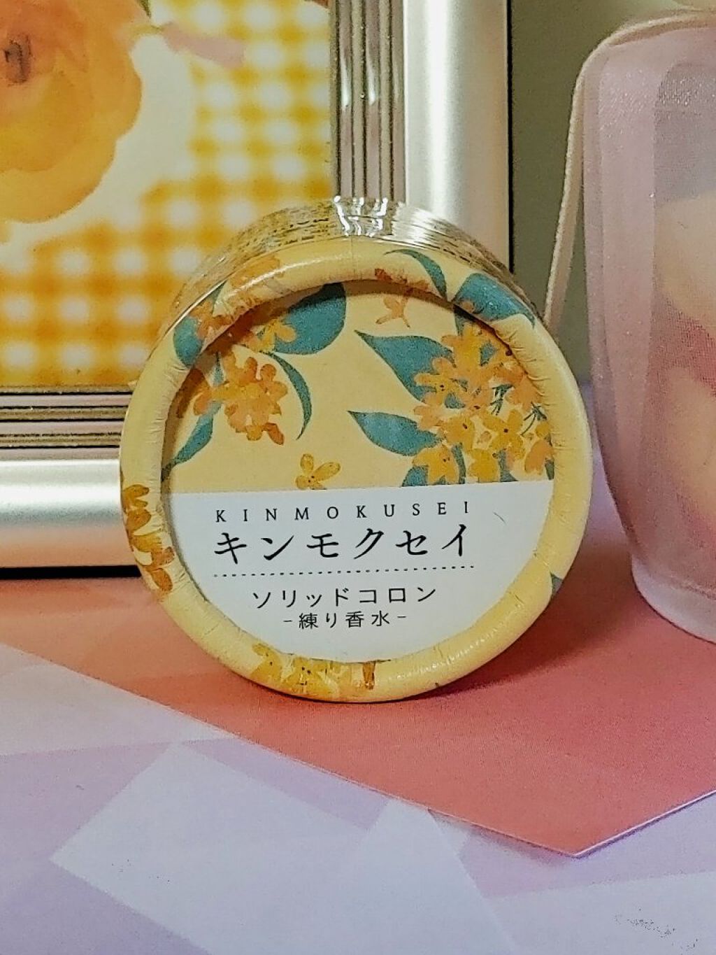 ソリッドパフューム キンモクセイ/生活の木/練り香水を使ったクチコミ（1枚目）