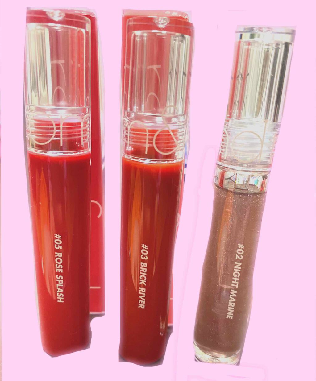 グラスティングウォーターグロス/rom&nd/リップグロスを使ったクチコミ（1枚目）