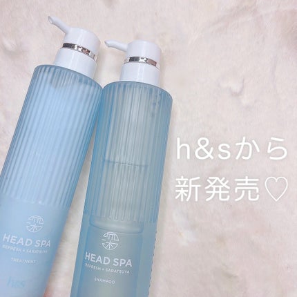 リフレッシュ × さらつや シャンプー/トリートメント/h&s/市販シャンプーを使ったクチコミ(1枚目)