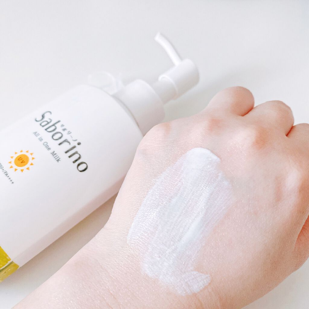 おはようるおいミルク UV HC/サボリーノ/オールインワン化粧品を使ったクチコミ(3枚目)