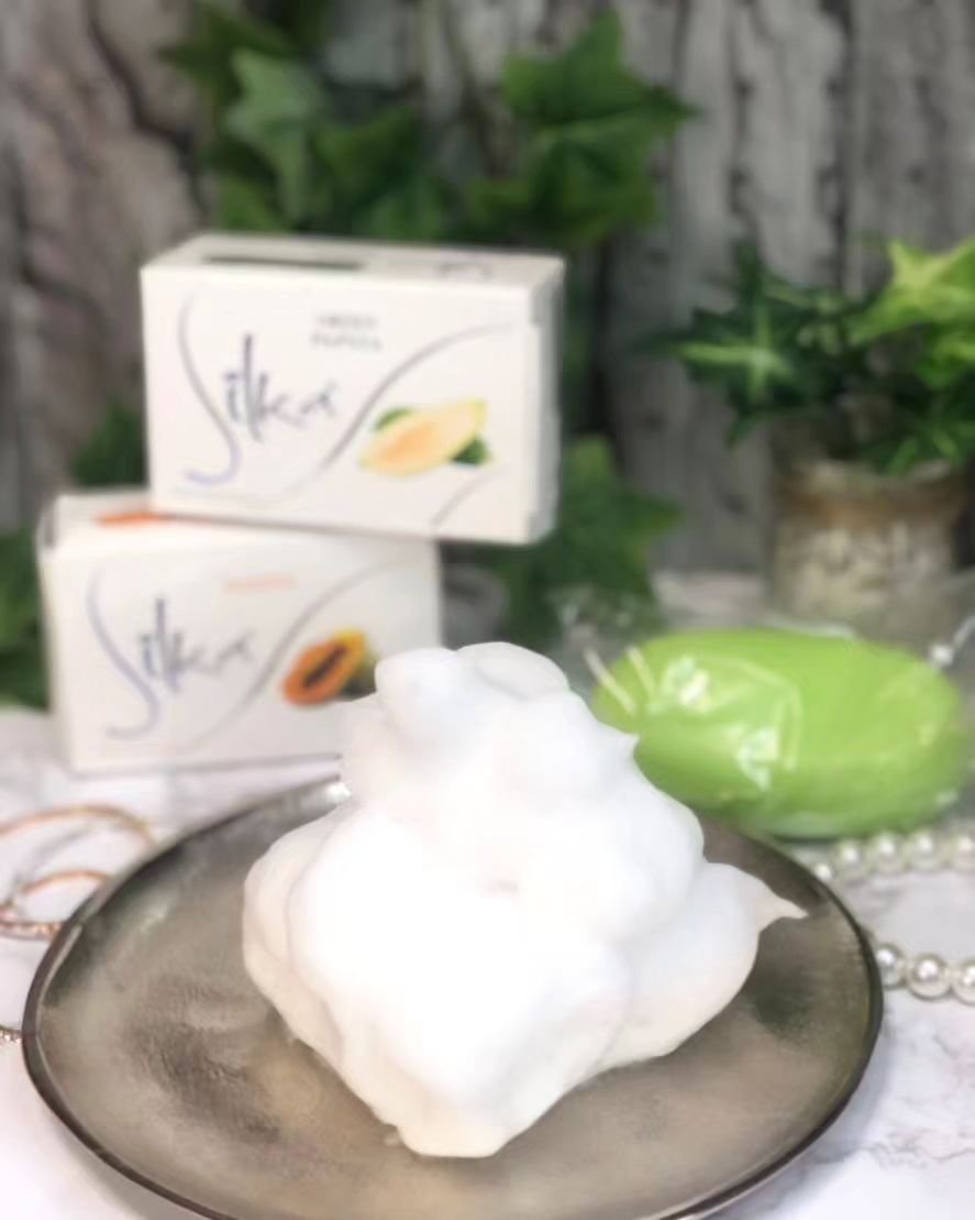 パパイヤ石鹸　Silka/パパイヤ石鹸　Silka/洗顔石鹸を使ったクチコミ（2枚目）