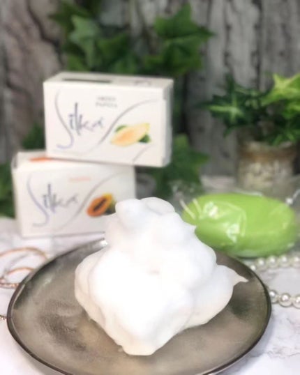 パパイヤ石鹸 Silka/パパイヤ石鹸 Silka/洗顔石鹸を使ったクチコミ(2枚目)