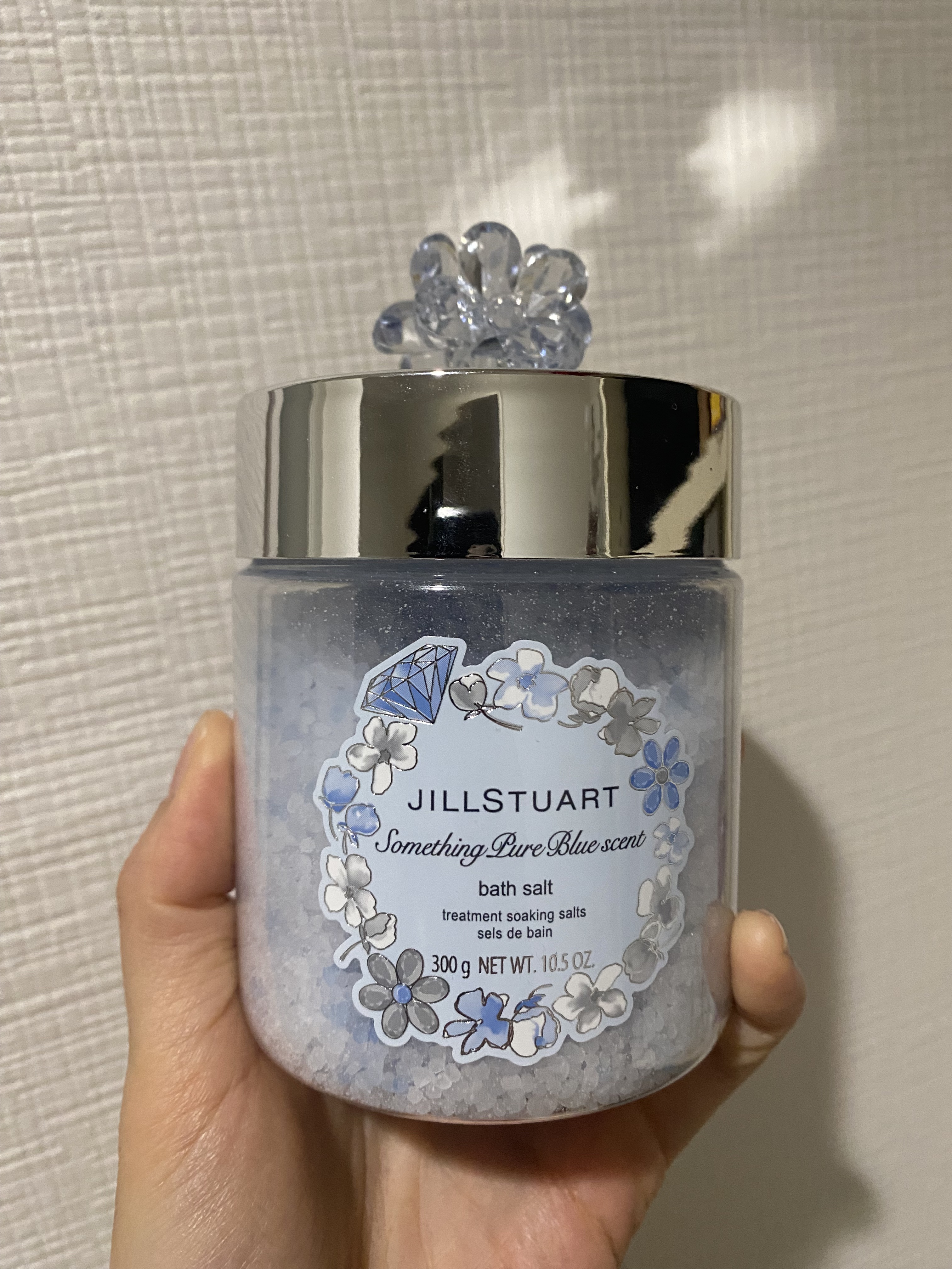 サムシングピュアブルー セント　バスソルト/JILL STUART/無機塩系入浴剤を使ったクチコミ（1枚目）