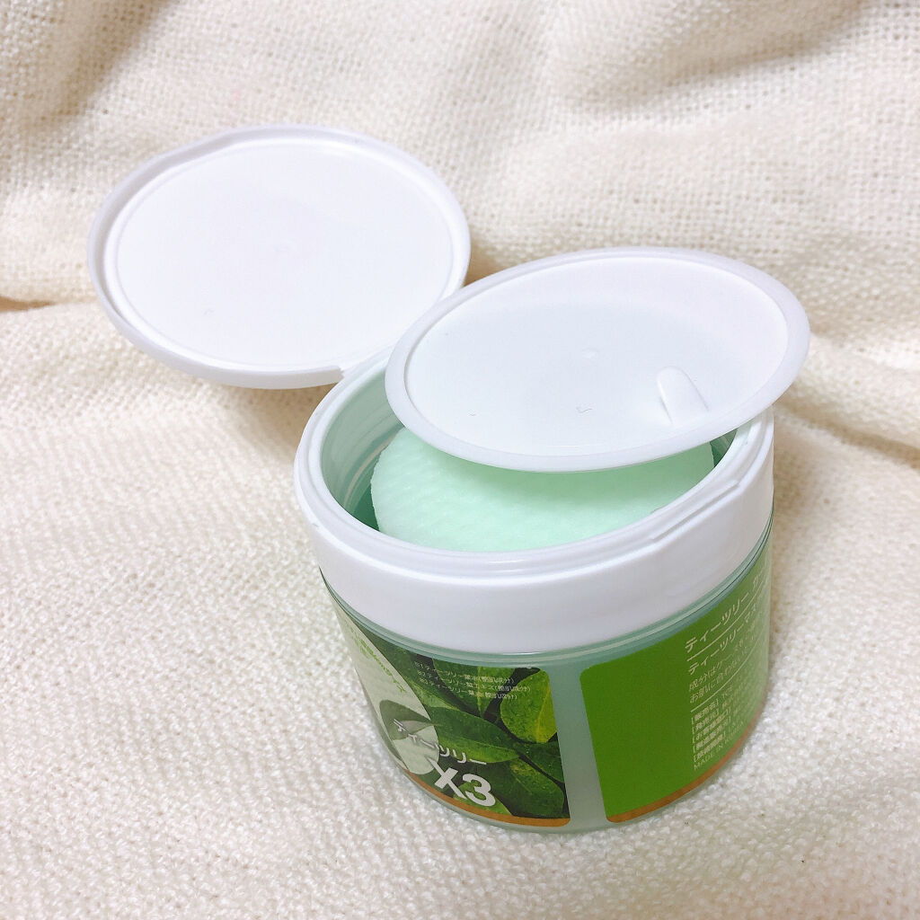 ティーツリーカーミングエッセンスパッド/MEDIHEAL/トナーパッドを使ったクチコミ（3枚目）