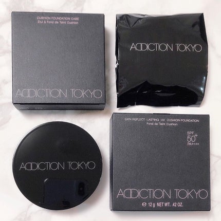 スキンリフレクト ラスティング UV クッションファンデーション/ADDICTION/クッションファンデーションを使ったクチコミ(5枚目)