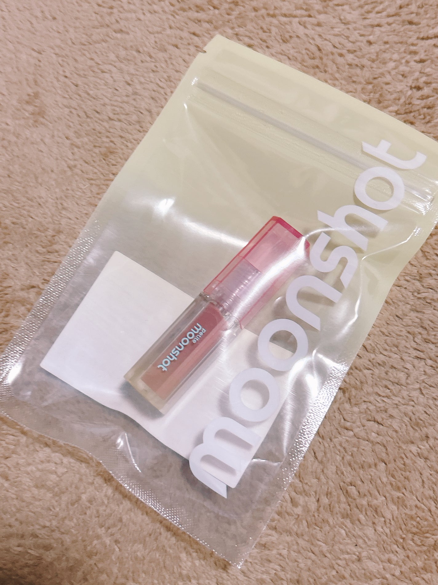 プチムーンショットジェリーグロウティント/moonshot/リップティントを使ったクチコミ(3枚目)