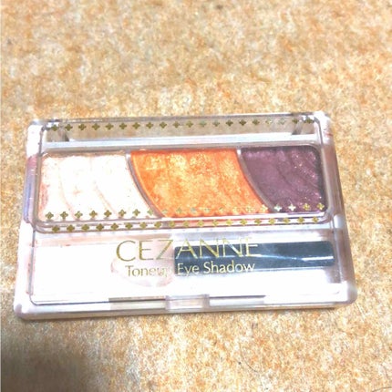 トーンアップアイシャドウ/CEZANNE/アイシャドウパレットを使ったクチコミ(1枚目)
