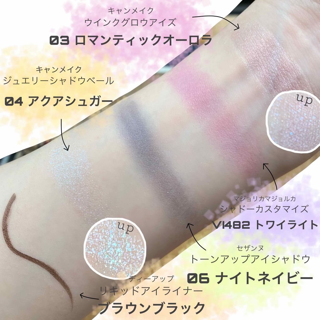 トーンアップアイシャドウ/CEZANNE/アイシャドウパレットを使ったクチコミ(2枚目)