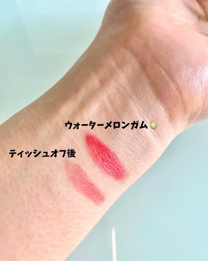 キヌ ルージュ サテン/shu uemura/口紅を使ったクチコミ(2枚目)